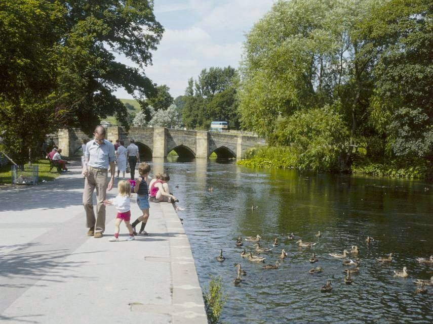 Photograph of Bakewell Bridge, Bakewell, Peak District, Derbyshire, England