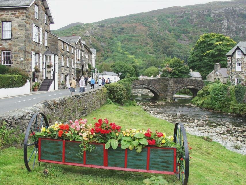 Photograph of Beddgelert Bridge, Snowdonia, Gwynedd, Wales