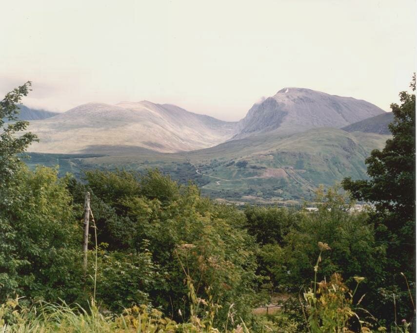 Picture of Ben Nevis, the highest mountain in Great Britain at 4,406 feet, Scottish Highlands