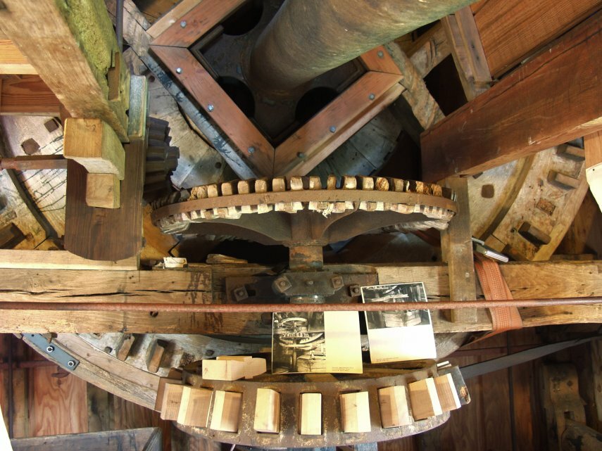 Bocking Windmill Interior, Bocking Churchstreet, Braintree, Essex, England, Great Britain
