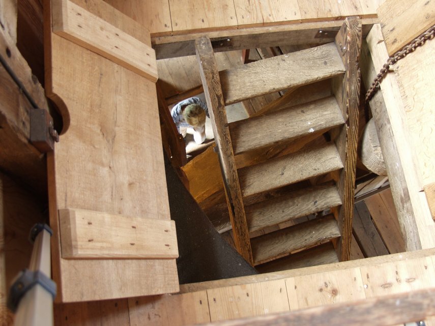 Bocking Windmill Interior, Bocking Churchstreet, Braintree, Essex, England, Great Britain