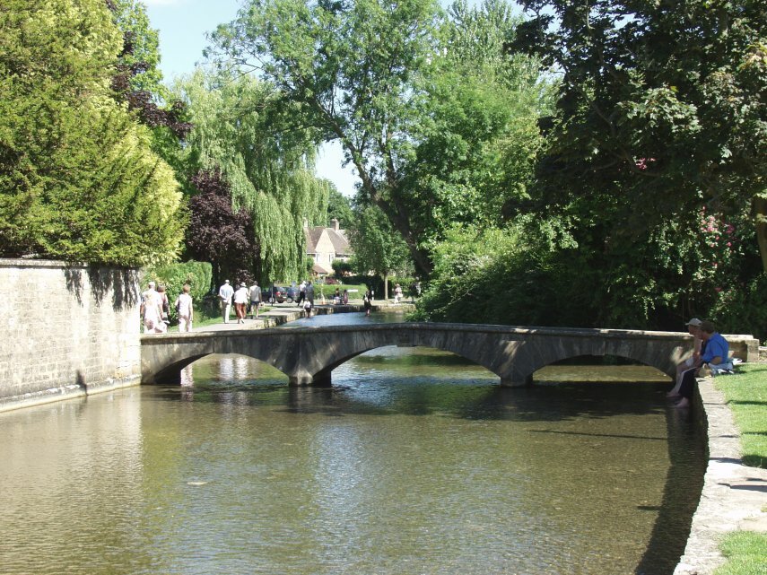 View of Bourton-on-the-Water, Gloucestershire, England