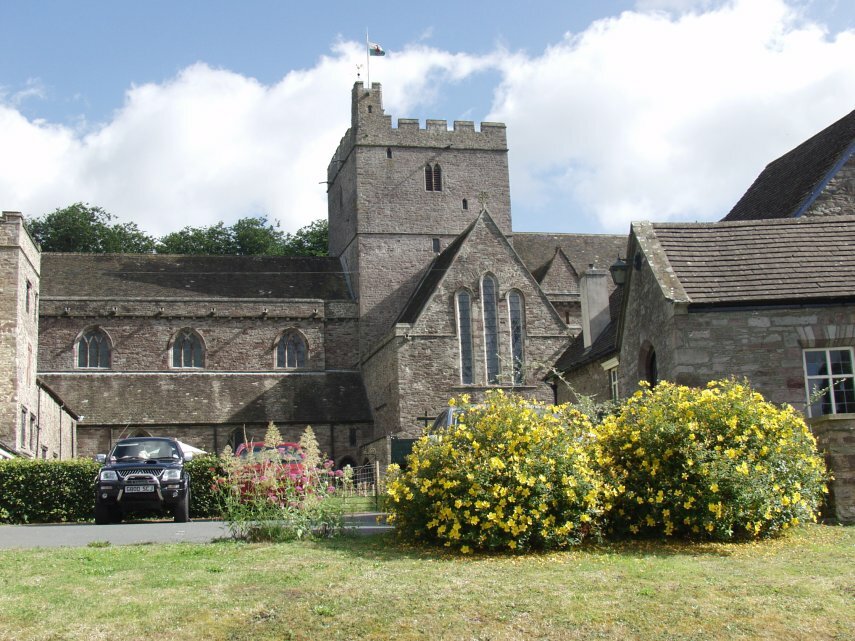 Picture of Brecon Cathedral, Brecon, Brecknockshire, South Wales
