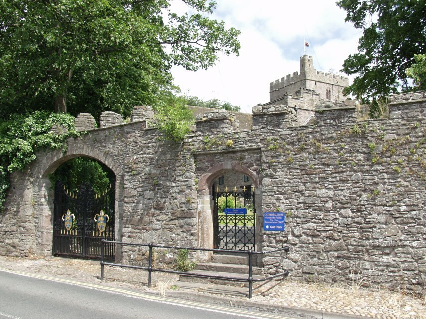 Picture of Brecon Cathedral Gateway, Brecon, Brecknockshire, South Wales