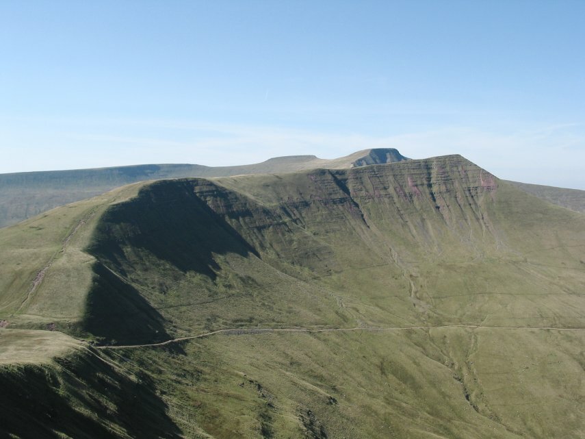 Cribyn from Fan y Big, Brecon Beacons, Brecknockshire, Wales.