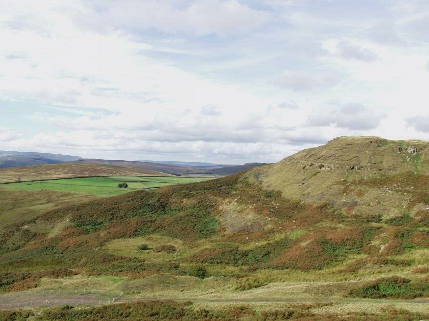 Burbage Edge looking over Bamford Moor, Derbyshire, England, Great Britain