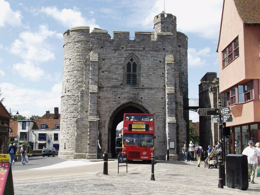 Medieval Westgate Towers, Canterbury, Kent, England