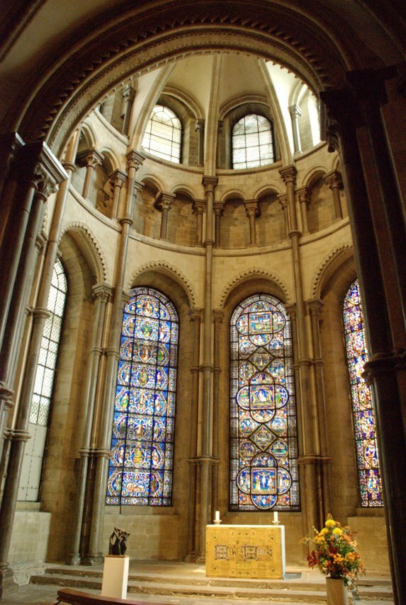 View of the Corona Chapel, Canterbury Cathedral, Canterbury. Kent, England