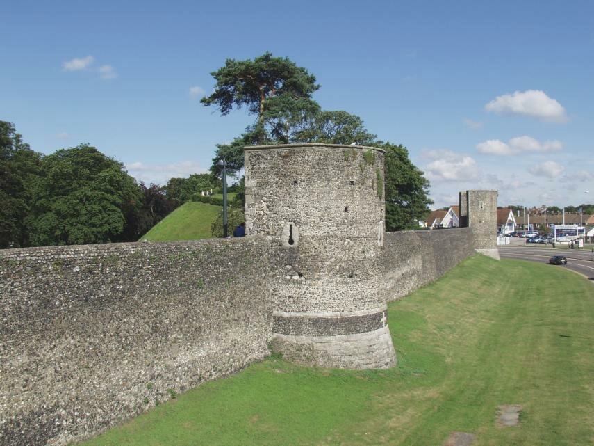 Medieval Town Walls, Canterbury, Kent, England