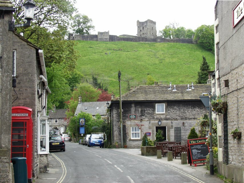 Peveril Castle, Castleton, Derbyshire, England, Great Britain