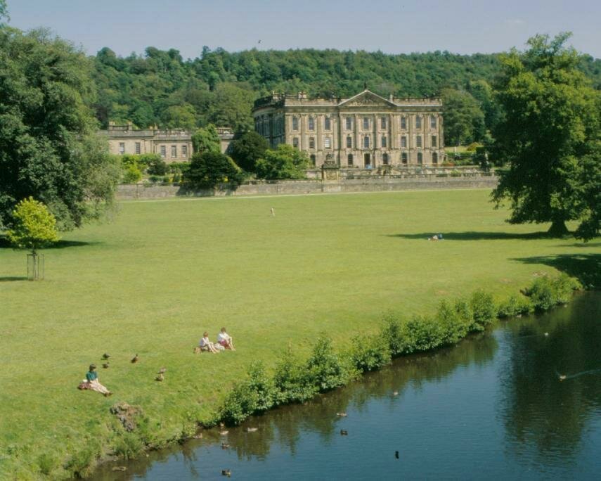 Chatsworth House, Baslow, Derbyshire, England, Great Britain
