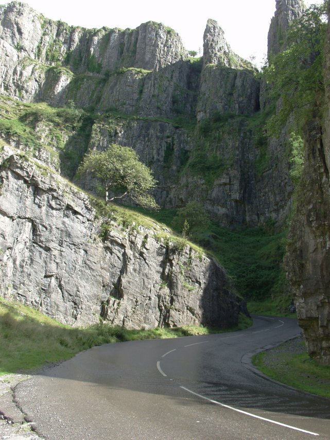 The Road through Cheddar Gorge, Cheddar, Somerset