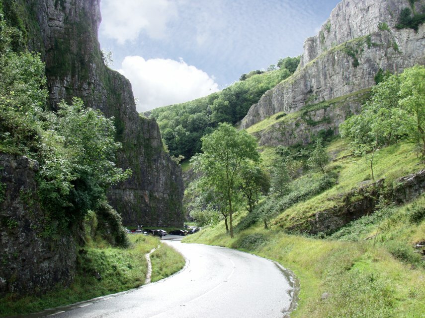 In Cheddar Gorge, Cheddar, Somerset
