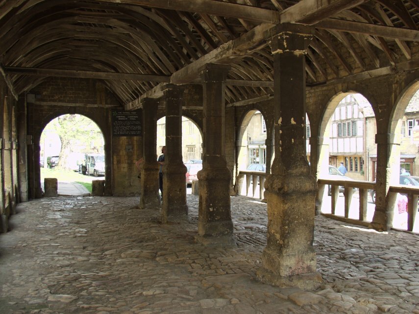 The Market Hall interior, Chipping Campden, Gloucestershire