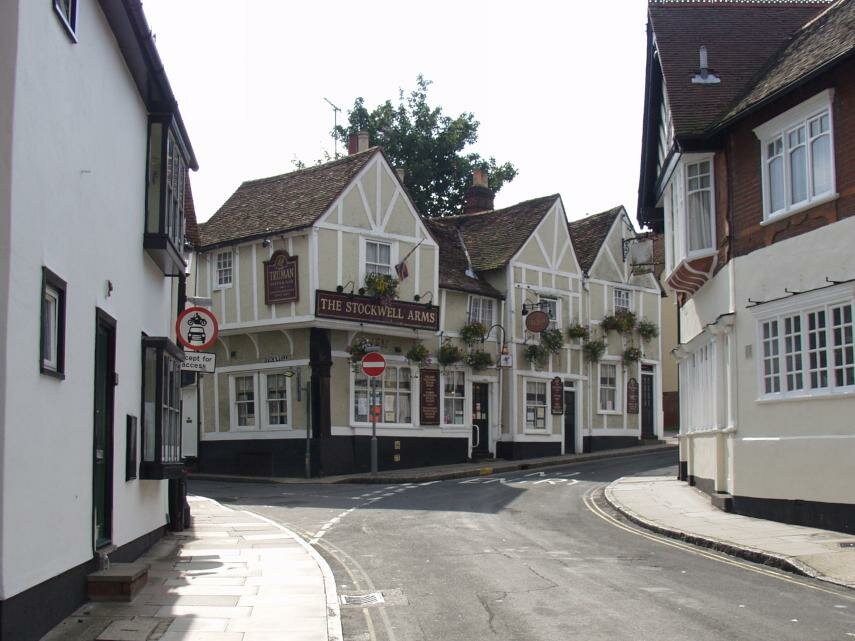 The 14th Century Stockwell Arms, Colchester, Essex, England