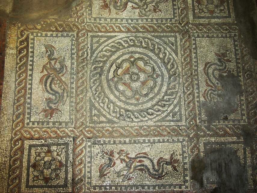 Roman Mosaic, Colchester, Essex, England