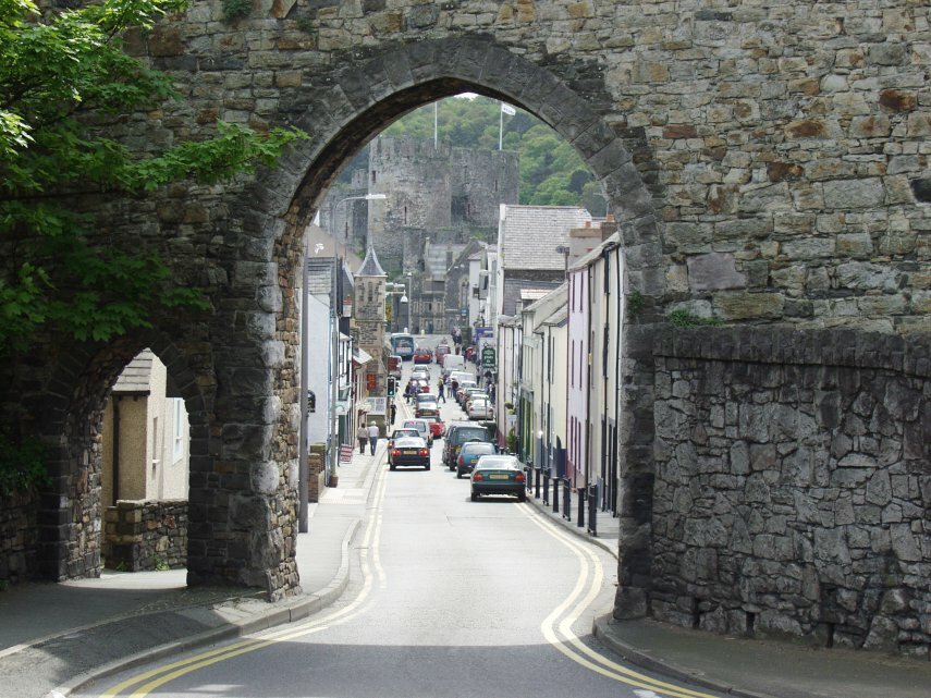 Town of Conwy (Conway), Gwynedd, Wales