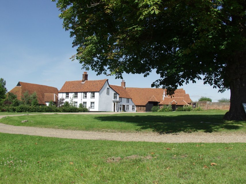 The House and Barns, Cressing Temple Barns, Braintree, Essex, England, Great Britain