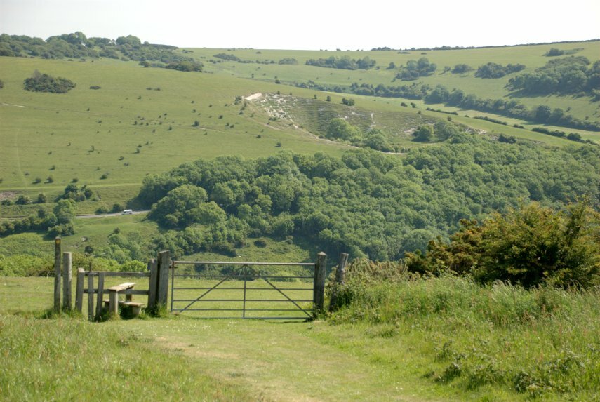 A view around the Devil's Dyke, Sussex, England, Great Britain