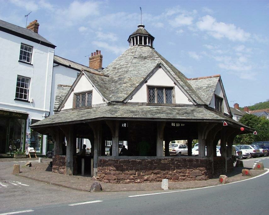 The 17th Century Yarn Market, Dunster Somerset, England, Great Britain
