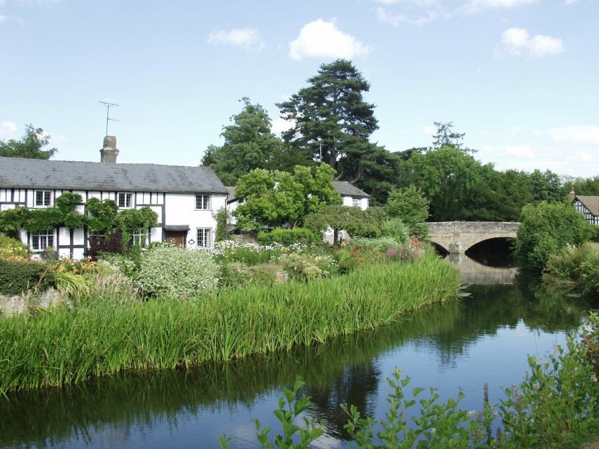 Village of Eardisland, Herefordshire, England