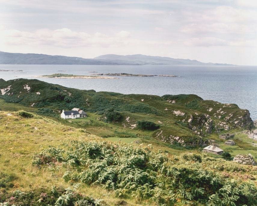 Scene showing Smirisary on the Ardnamurchan Peninsula, Highlands, Scotland