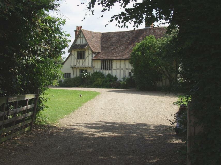 15th Century Valley Farm, Flatford, Suffolk, England, Great Britain