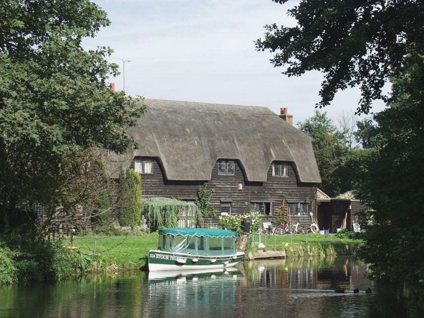 The Granary Barn, Flatford, Suffolk, England, Great Britain