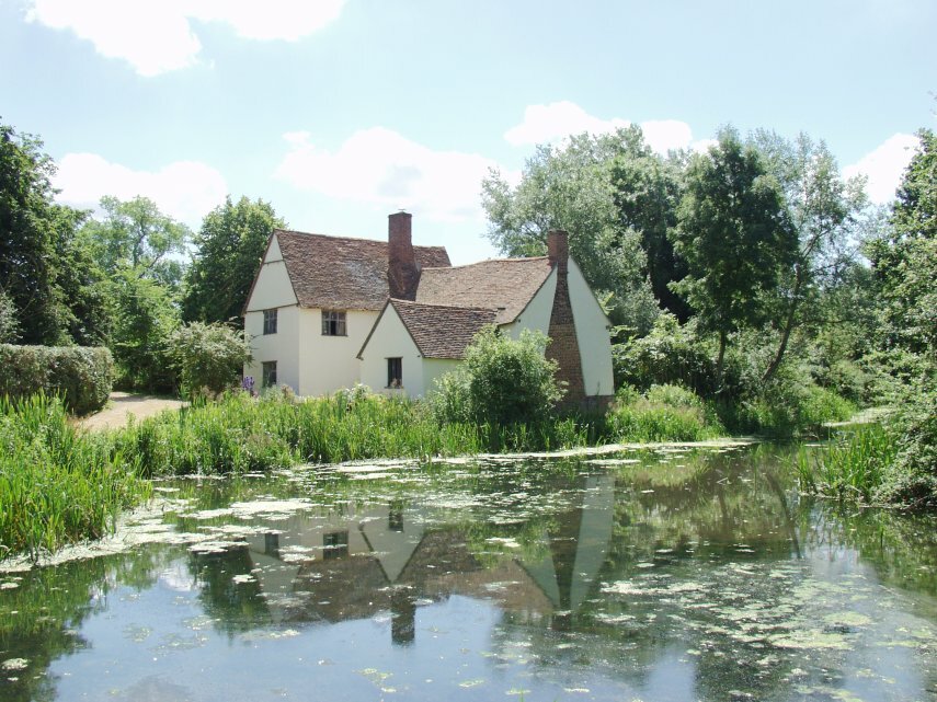 Willie Lotts Cottage, Flatford, Dedham Vale, Suffolk, England