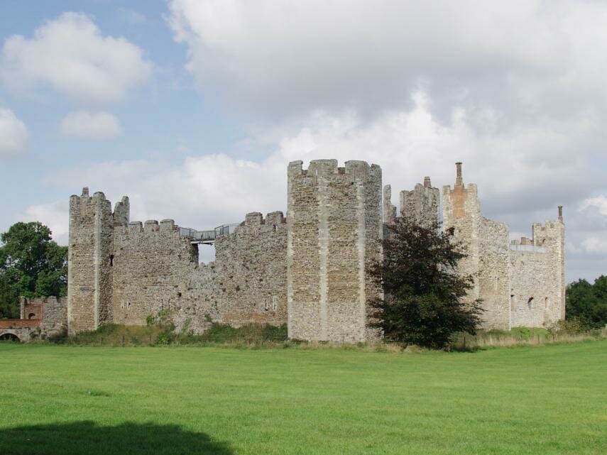 South-East View, Framlingham Castle, Framlingham, Suffolk, England, Great Britain