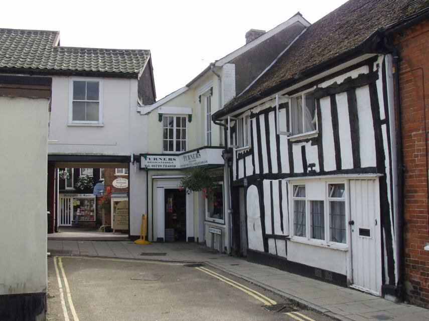 A Timber-Framed House, Framlingham, Suffolk, England, Great Britain