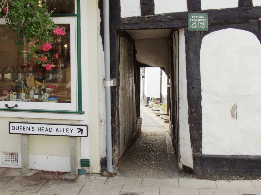 Queens Head Alley, Framlingham, Suffolk, England, Great Britain