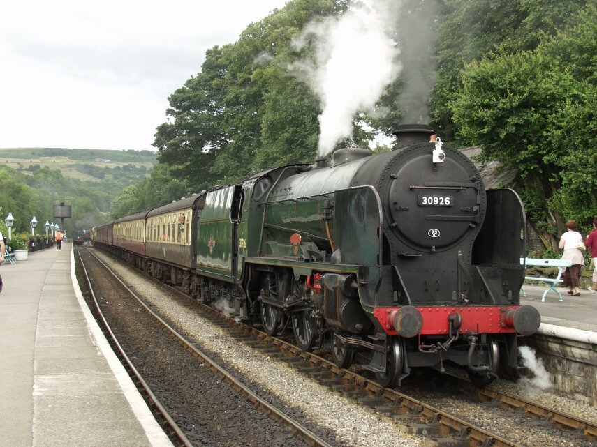 SR Schools Class 4-4-0 No 30926 'Repton' at Grosmont, Yorkshire, England, Great Britain