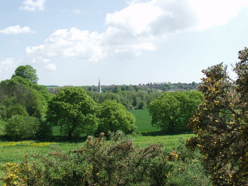 The View from Constitution Hill, Hadleigh, Suffolk, England, Great Britain