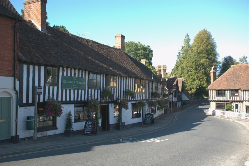The George and Dragon Inn, Ightham, Kent, England, Great Britain