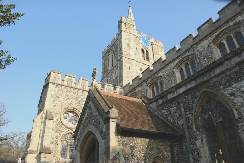 The Tower, Church of St. Mary the Virgin, Ivinghoe, Buckinghamshire, England, Great Britain