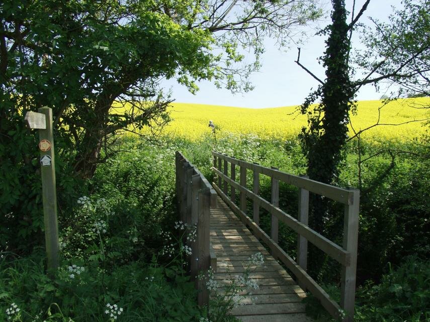 View of a Bridge on a public footpath