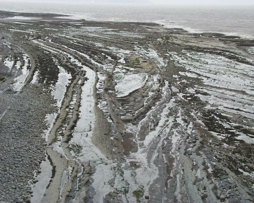 More of the Stratification, Kilve, Somerset, England, Great Britain