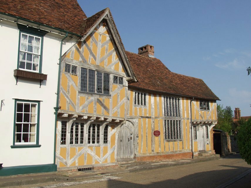 The medieval Little Hall, Lavenham, Suffolk, England