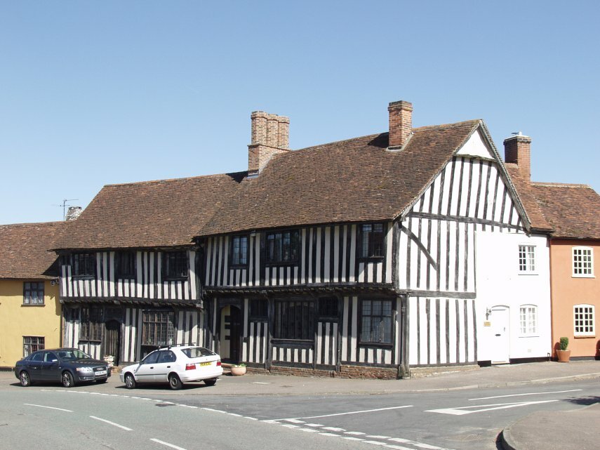 Medieval Houses, Lavenham, Suffolk, England