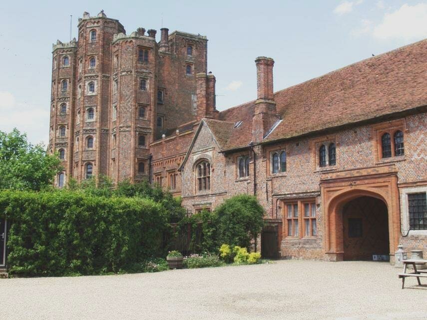 Layer Marney Tower showing a Tudor Archway, Layer Marney, Essex, England, Great Britain