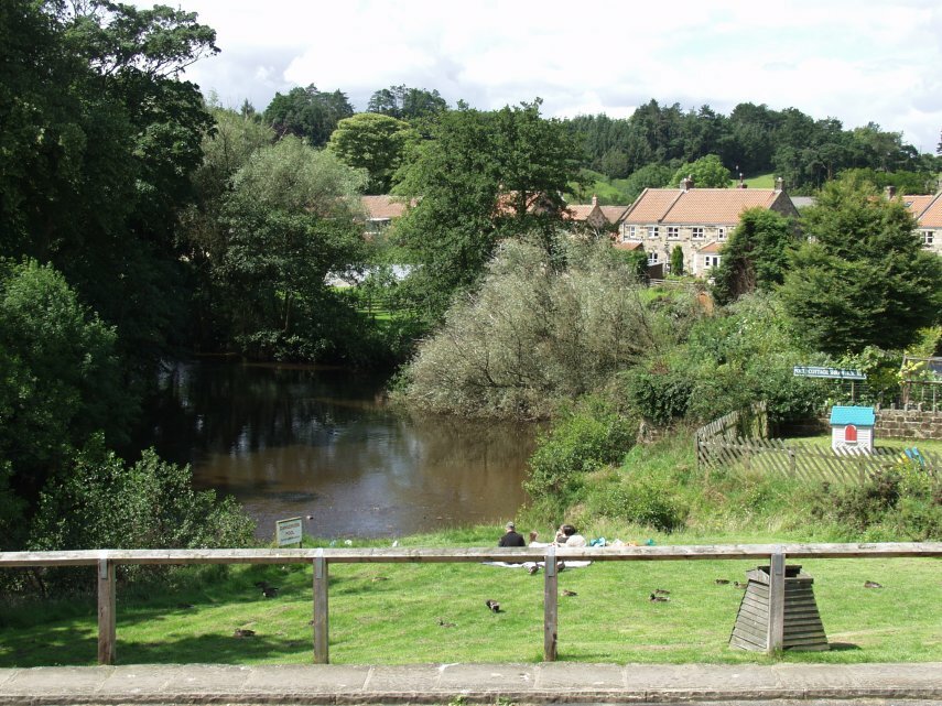 The Village Green, Lealholm, North Yorkshire Moors, Yorkshire, England, Great Britain