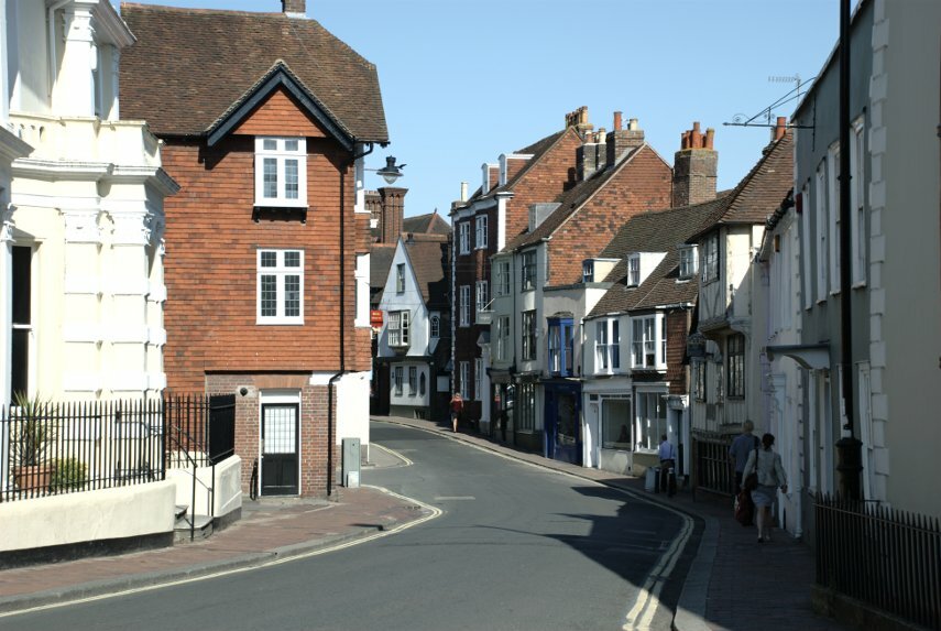 High Street, Lewes, Sussex, England, Great Britain