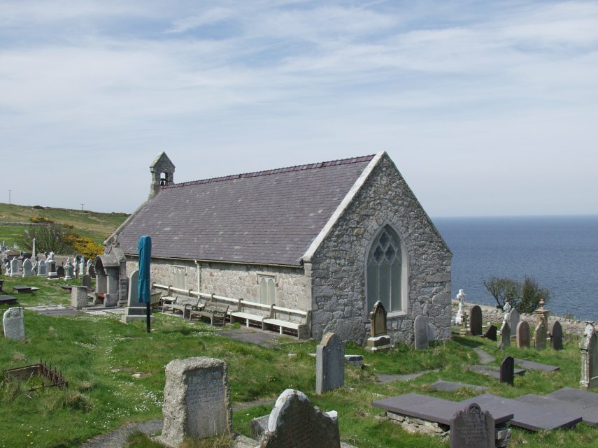 The Church of St. Tudno, Great Orme, Llandudno, Caernarfonshire, Wales, Great Britain