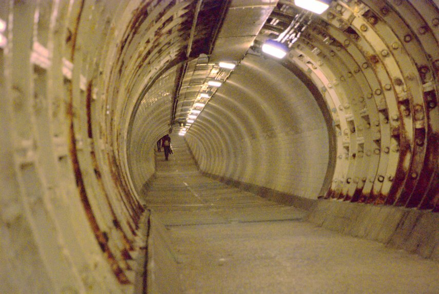 The Foot Tunnel, Greenwich, London, England, Great Britain