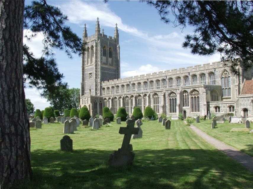 The Church of the Holy Trinity, Long Melford, Suffolk, England, Great Britain