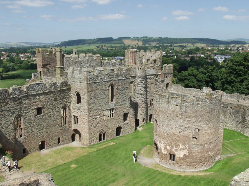 Ludlow Castle, Ludlow, Shropshire, England, Great Britain