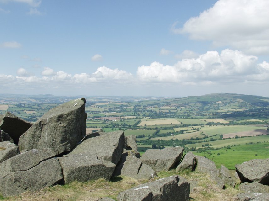 Photograph of a view near Ludlow, Shropshire, England - Landscapes