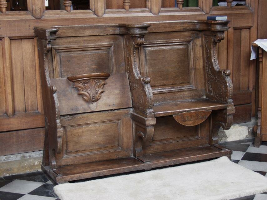 Medieval Misericords, All Saints Church, Maldon, Essex, England, Great Britain