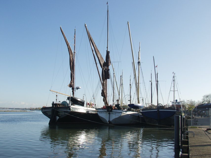Thames Sailing Barges, Maldon, Essex, England, Great Britain